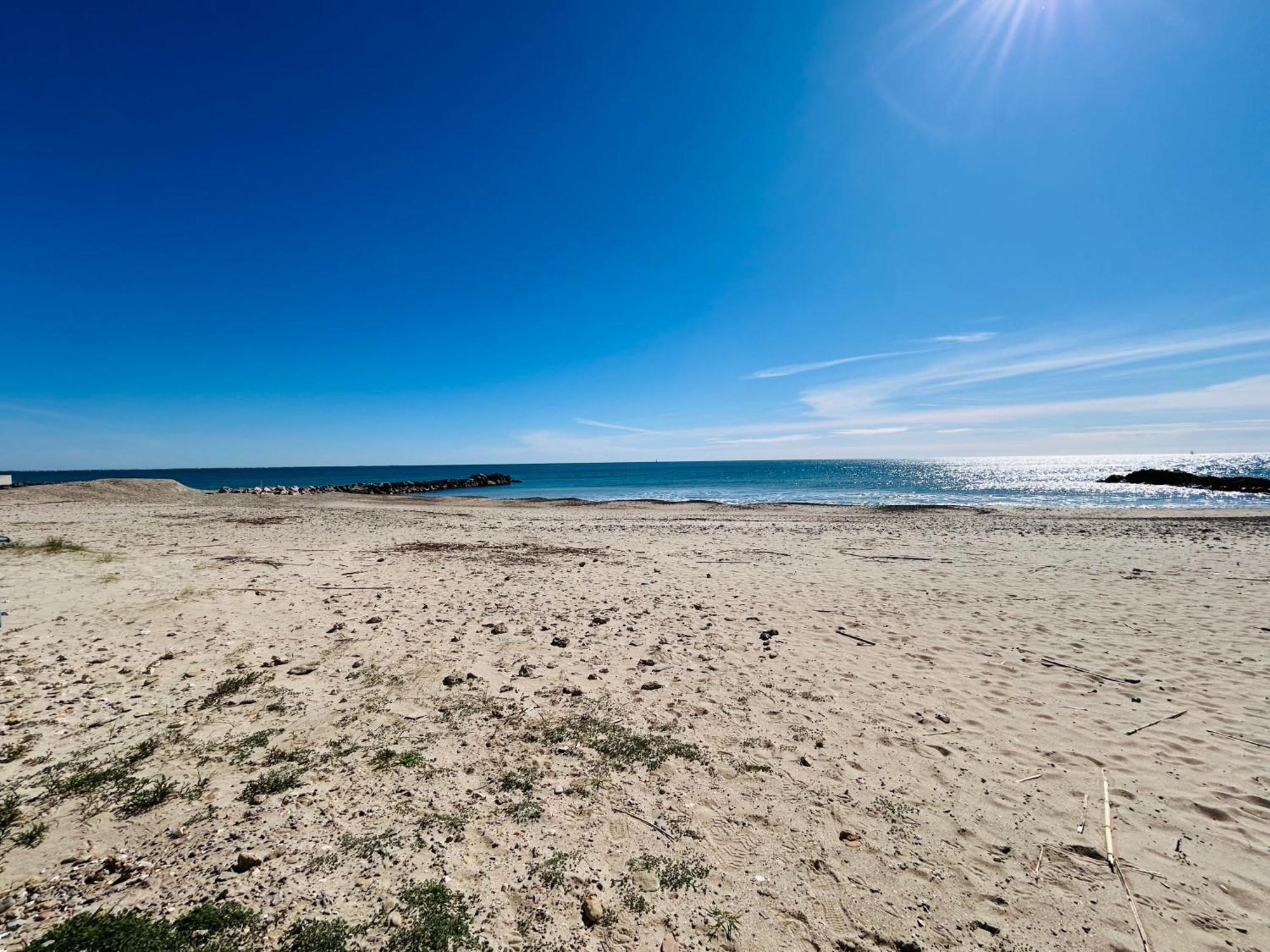 Estudio 1Ere Ligne Vue Mer ,Place De Parking Privee Acces A La Plage De La Residence 3Eme Etage ปาลาวาส-เลส์-โฟลต์ ภายนอก รูปภาพ